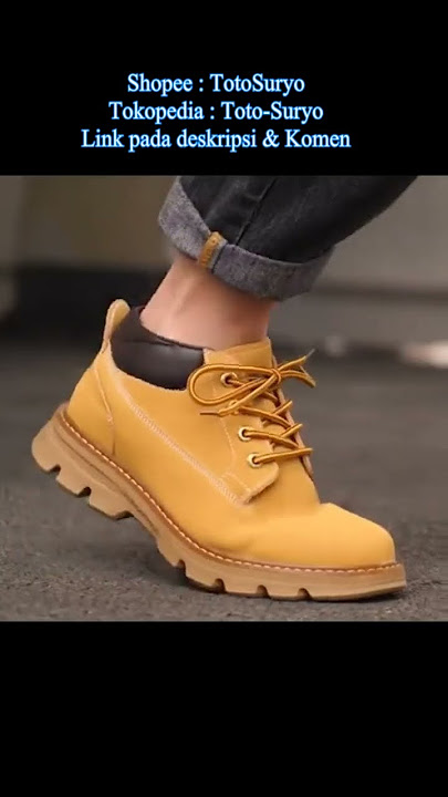 Sepatu Boots Pria Original Leedoo MC463 Brown | TotoSuryo x Leedoo Footwear #TotoSuryo #boots