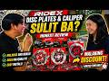 RIDEX DISC PLATE &amp; CALIPER REVIEW GRABENG DISCOUNTED PRICE | WALANG SISI PAG PINANOOD MO ITO
