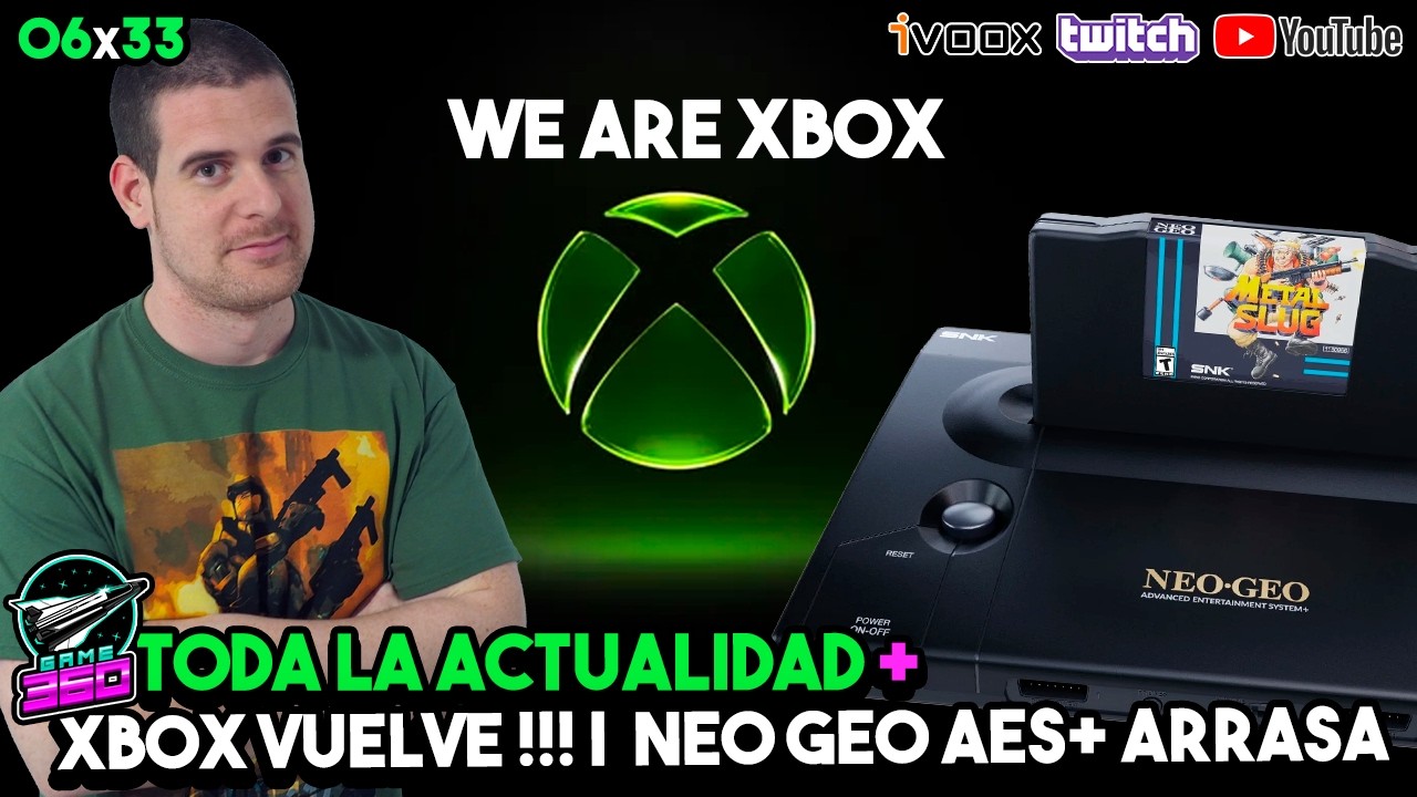 GAME360 06x33 - XBOX VUELVE !!! | NEO GEO AES+ ARRASA !!! | ALIENS