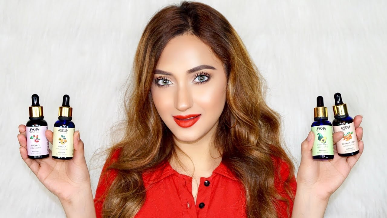 How To USE OILS *New* NYKAA Cold Pressed Carrier Oils Review YouTube