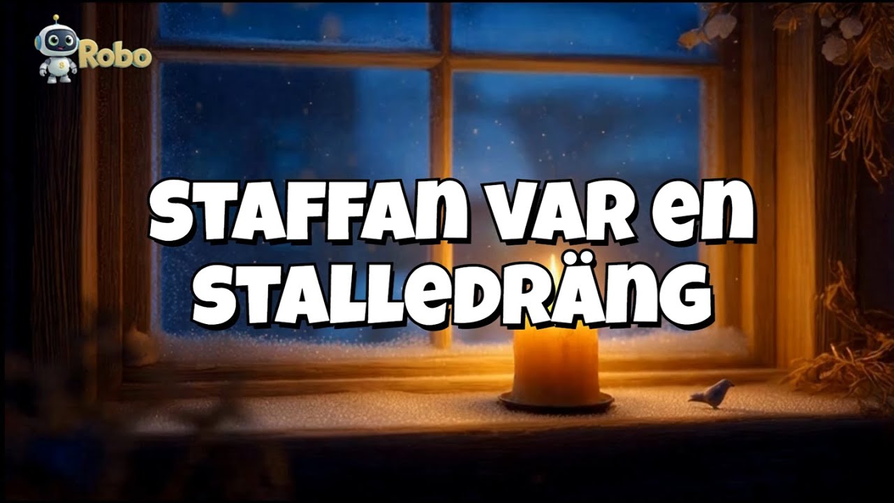 🐴 Staffan var en stalledräng | Svensk julsång för barn | Barnvisor & Julmusik | Robo Music
