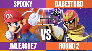 Spooky (Mario) vs Dabestbro (Captain Falcon) - JMLeague7 Round 2