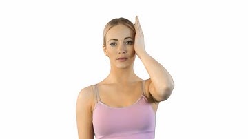 Isometric neck rotation strengthening