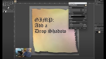 GIMP: Add a Text with Drop Shadow