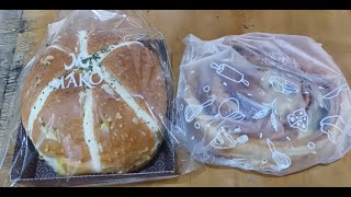 Review Raisin Roll (Harga Rp15.000) & Garlic Cheese Bread (Harga Rp17.500) Mako Botani Square Bogor