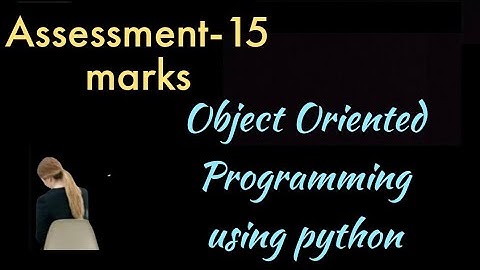 infosys springboard | object oriented programming using python assessment