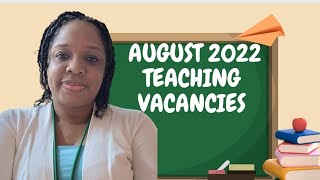 Teach Away Recruitment and Indeed Vacancies August 2022 #teachaway #indeedteachingjobs