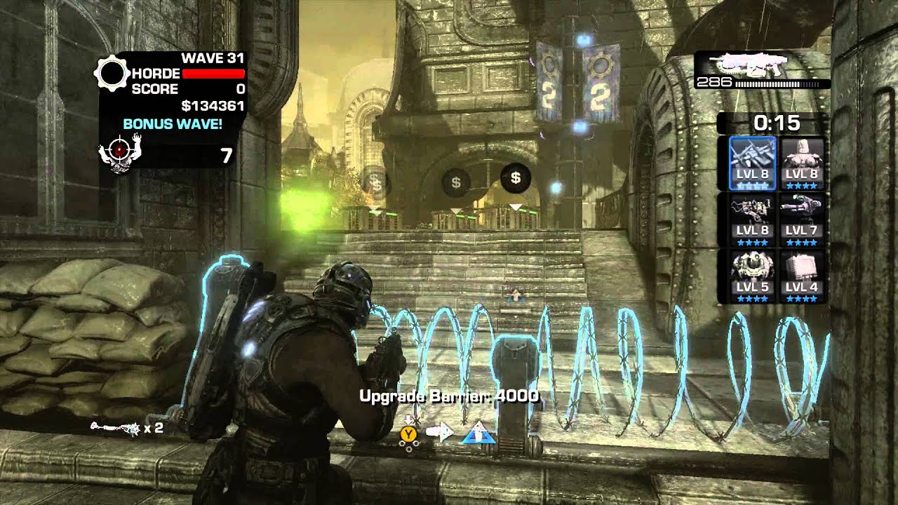 Gears of War 3 Solo Horde on Jacinto (Full Gameplay) Super Reload