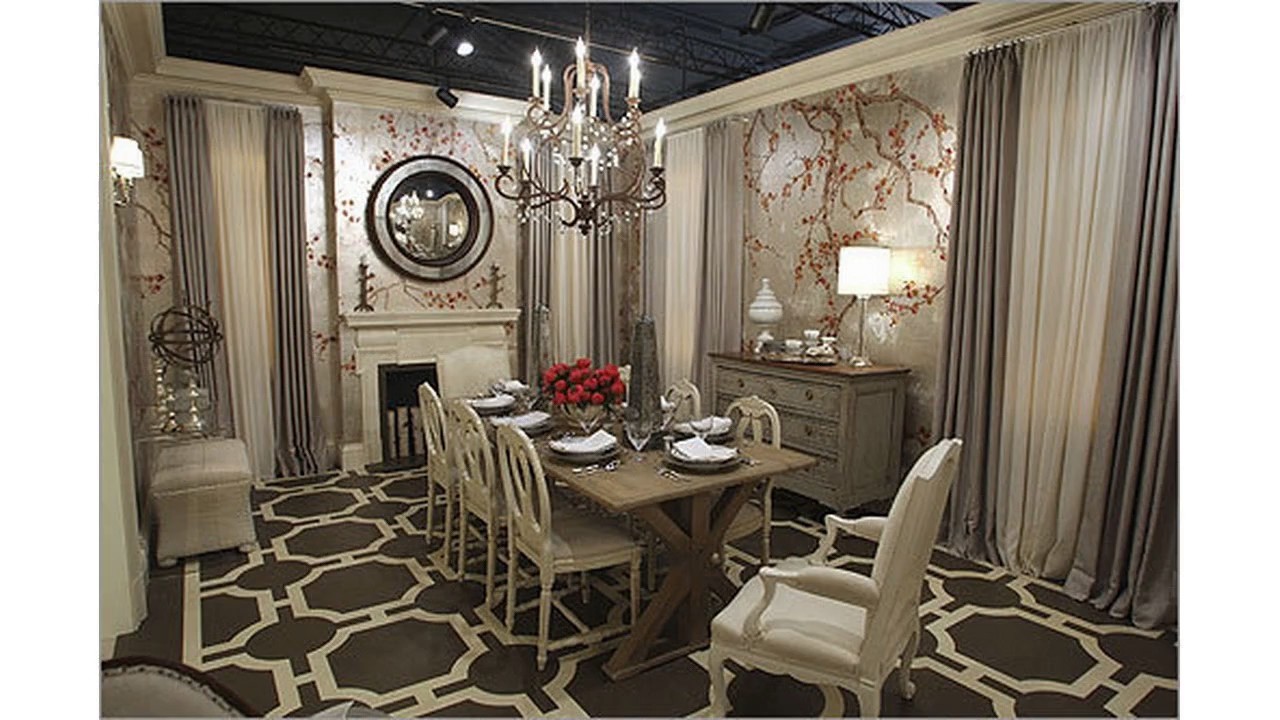 Idées créatives de papier peint de salle à manger - YouTube