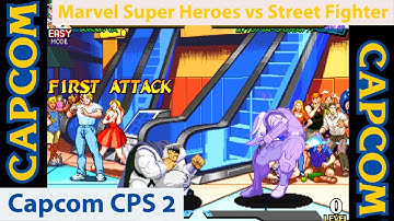 Marvel Super Heroes Vs Street Fighter - Two Giants Fight it out! - Capcom CPS 2 - CPSTRAVAGANZA