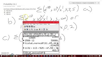 How to use the Poisson CDF in ti89 titanium