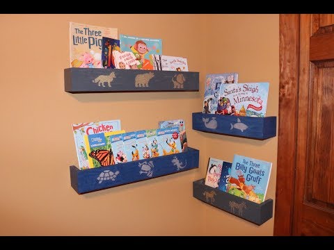 Diy Floating Bookshelf Youtube