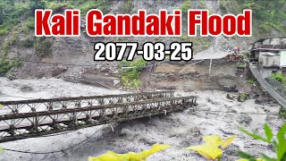 Kali Gandaki Flood At Galeshwor 2077/03/25 | purja cm
