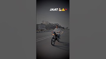 Ooo JAATNi💪🏻⚠️🚩#jaat #jaatstatus #jaatland #jaatmind #jaatsong #gaamaaale #splender #bikelover