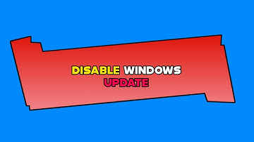 How To Disable Windows update In Windows 10 Permanently - Disable Windows 7 ,8, 8.1,10 And 11 Update