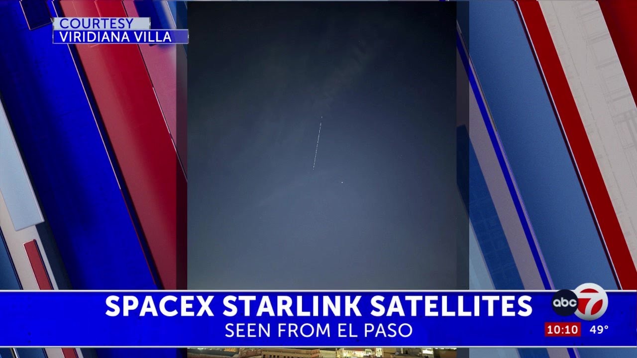 GALLERY: SpaceX Starlink internet satellites spotted in El Paso