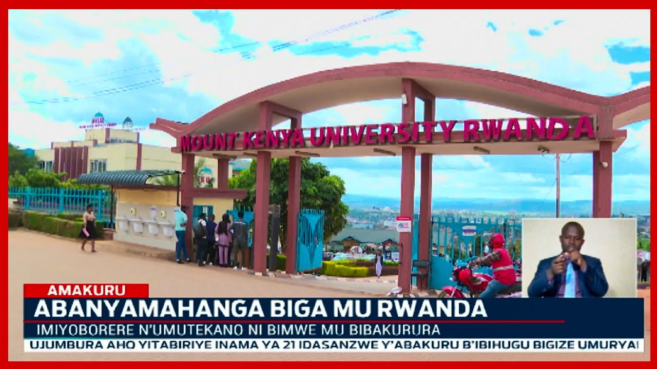 Bamwe mu banyamahanga baje kwiga Kaminuza mu Rwanda bashimye umutekano uhari