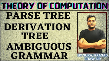 144 Theory of Computation | Parse Tree | Derivation Tree | Ambiguous Grammar | Sequential Form