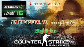ESEA Invite Season 16 - iBP vs CompLexity -  Championship - Highlights (2 Maps)