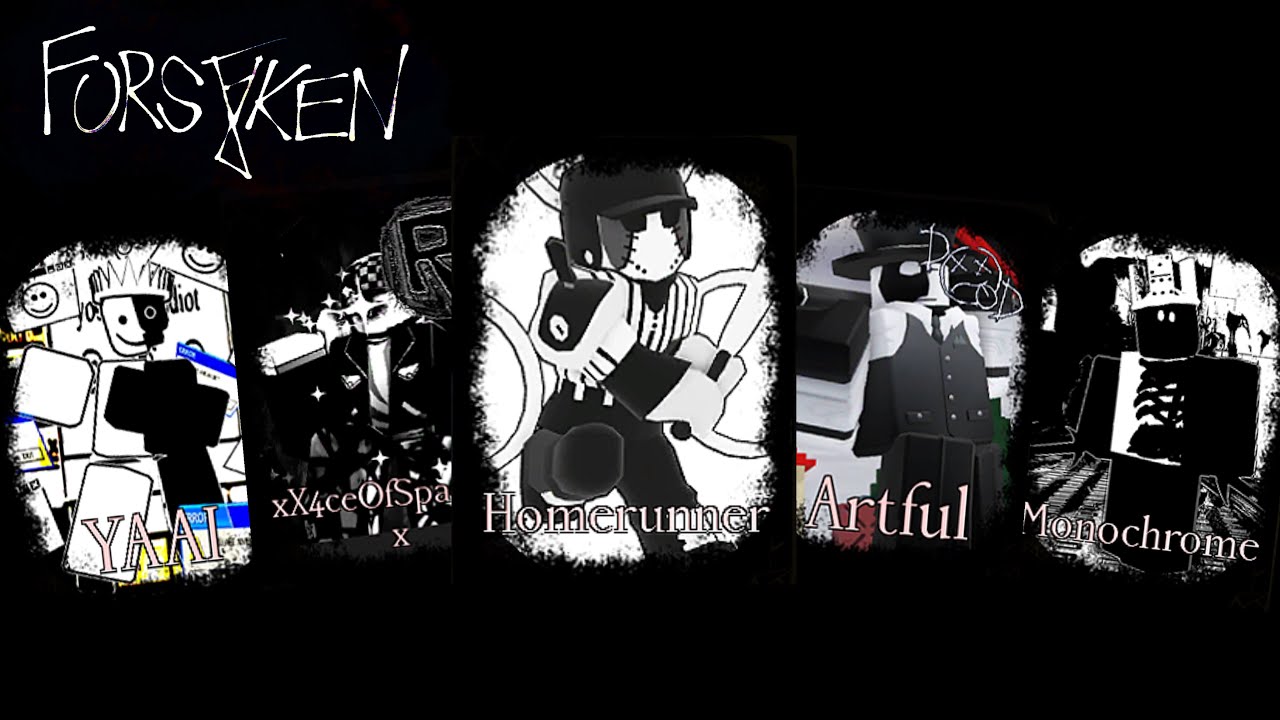 WINNING WITH BLACK AND WHITE KILLER SKINS! | Forsaken