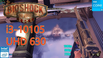 Bioshock Infinite | i3 10105 + UHD 630 | 1080p - 900p - 720p