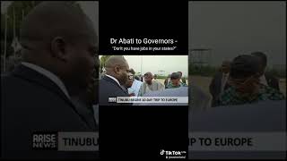 Details Dr Reuben Abati advices governors focus on state governance. #trending #drabati #arisetv #news #fyp Update