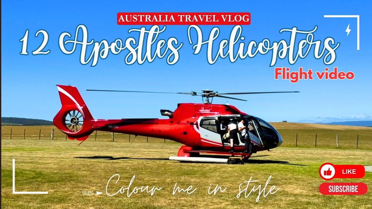 12 Apostles helicopter flight review #greatoceanroad #melbourne #australiatravel #12apostles #vlog