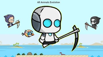 All Animals Evolution With AI Bot Reaper And Players (EvoWorld.io)