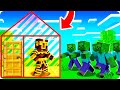 🏠🧟‍♂️ BASE 100% INVISIBLE VS APOCALIPSIS ZOMBIE EN MINECRAFT 😱