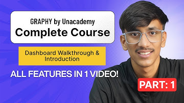 Graphy by Unacademy Complete Course – Intro + Dashboard Overview (Part 1)