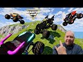 Racing to Disaster! Extreme Monster Truck Crashes Caught on Camera