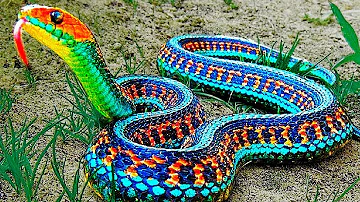 맨눈으로 봤다간 실명될 수도 있다는 세상에서 제일 화려한 뱀의 정체 