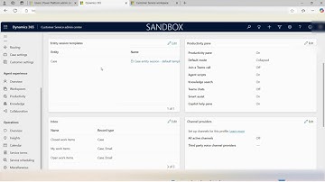 D365 Customer Service Workspace & Productivity Pane Overview