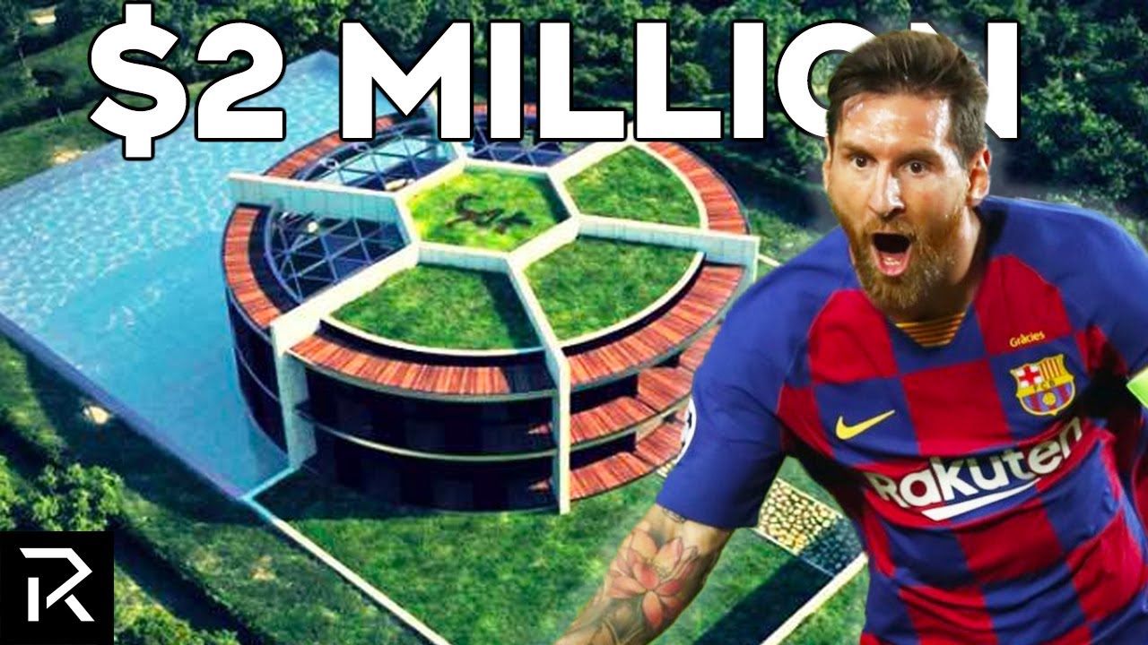 Inside Lionel Messi's $2 Million Soccer Ball Shaped Home
