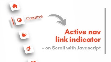 Active Nav Link Indicator with JavaScript | Scroll Spy Indicator