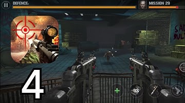 Zombie command shooting: Gameplay Walkthrough Part 4 (IOS,Android)