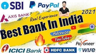 Best Bank For Adsense Payment in India (2021)  || Best For YouTube & International Transactions