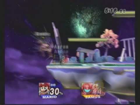 Brawl+ 6.0 Mario(Aaron) vs Samus(Rambo)