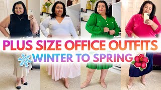 One Month of Plus Size Work Outfits Winter To Spring 2024 by Oralia Martinez 4,779 views 3 months ago 23 minutes