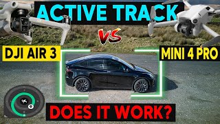 DJI Mini 4 Pro VS DJI Air 3 ACTIVE TRACK REVIEW  Which Is Best?