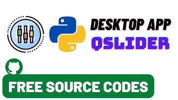 Create QSlider Desktop App - Python PyQT6 Lesson 13
