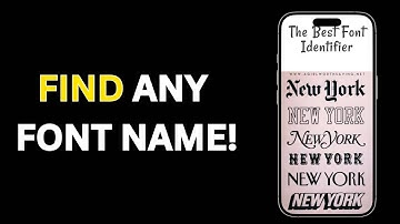 Find any Font Name Using This App | Find Font Using Photo | Identify Fonts | 2024