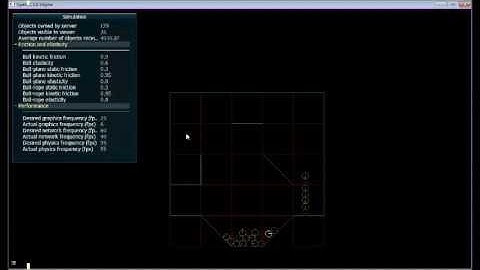 2D Networked Physics Simulation