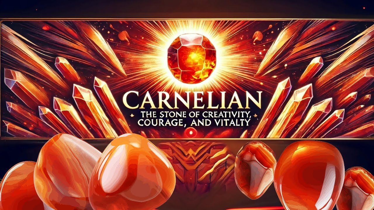 Carnelian, The Stone of Creativity | Courage, and Vitality.