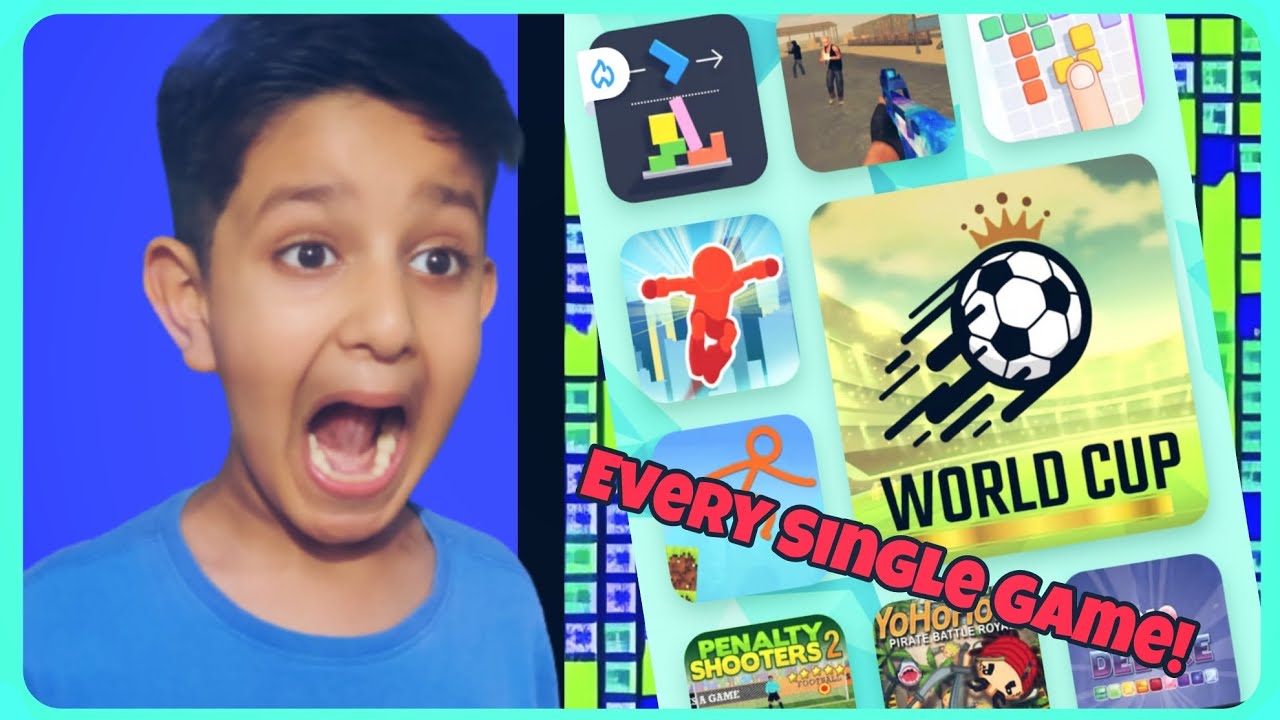 Playing Every Game on Poki YouTube