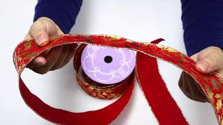 Metallic Holly Berry Wired Ribbon Net Worth