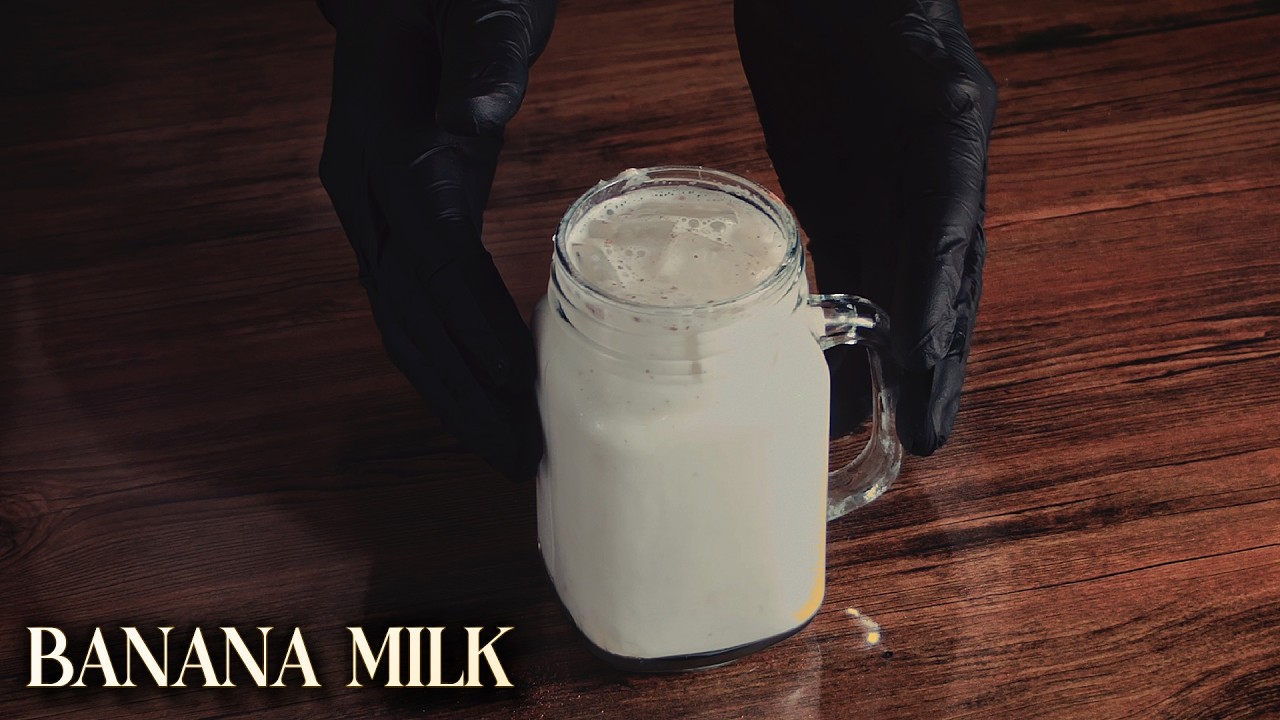 Refresh Your Day with This Easy Banana Milk | 5 Minute Energy Boost!!