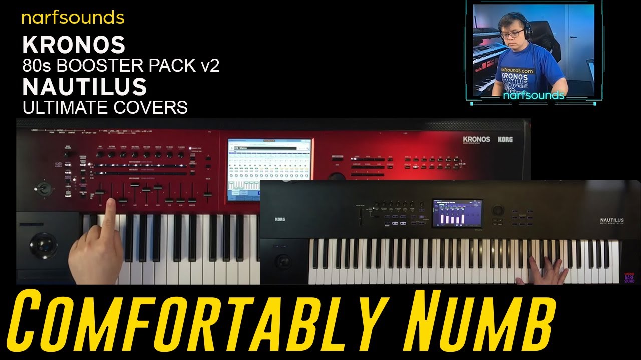 Comfortably Numb Pink Floyd | Kronos 80s Booster Pack V2 | Synth Keyboard Cover Sound Library