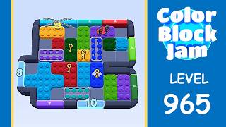 Color Block Jam Level 965 Solution Without Boosters