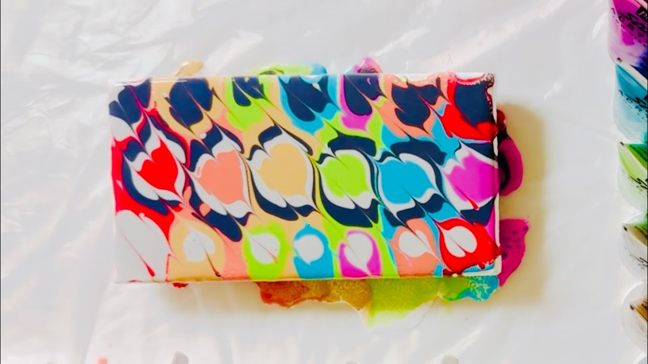 Fluid Art | Puddle Pouring : Creating New Patterns with PEBEO Iridescent Paints!🌈  | Abstract Art